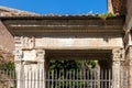 The Arcus Argentariorum Arch of the Money-Changers; Arco degli Argentari, is an ancient Roman arch that was partly incorporated