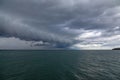 Arcus Clouds over Lake Erie Royalty Free Stock Photo