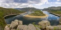 Arda river meander , bulgaria, europe Royalty Free Stock Photo