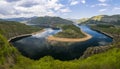 Arda river meander , bulgaria, europe Royalty Free Stock Photo