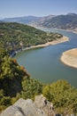 Arda River and Rhodopes mountain, Bulgaria Royalty Free Stock Photo