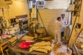 ARDABIL, IRAN - APRIL 10, 2018: Bakery in a local restaurant in Ardabil, Ir