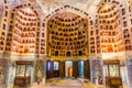 ARDABIL, IRAN - APRIL 10, 2018: Interior of Chini Khaneh China Room in Sheikh Safi Al-Din Ardabili Shrine in Ardabil, Ir