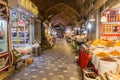 ARDABIL, IRAN - APRIL 10, 2018: View of the bazaar market in Ardabil, Ir