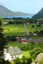 Ardal, Norway - June 15, 2018: View of Ardal village in Hjelmeland municipality, Rogaland county, Norway Royalty Free Stock Photo