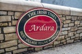 Ardara, County DONEGAL , IRELAND - March 13 2020 : The Irish times writes that Ardara is the best town to live in