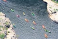 Ardeche canyon, south of France