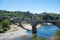 Ardeche France, view of the village of Balazuc in Ardeche. France Royalty Free Stock Photo