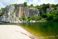 Ardeche river in France Royalty Free Stock Photo