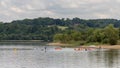 ARDINGLY, SUSSEX/UK - JULY 21 : People enjoying watersports at t