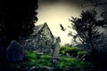 Ardmore cemetery Royalty Free Stock Photo