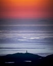 Ardnamurchan Point Lighthouse at Sunset Royalty Free Stock Photo