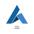 Ardor decentralized cryptocurrency vector logo