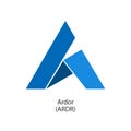 Ardor decentralized cryptocurrency vector logo