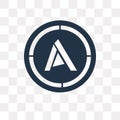 Ardor vector icon isolated on transparent background, Ardor tra