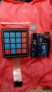 Arduino Microcontroller board and its keypad