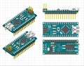 Arduino nano microcontroller