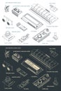 Arduino sensors Set drawings