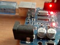 An Arduino Uno board micro controller used for building digital devices