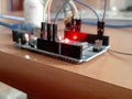 Arduino Uno board micro controller used for building digital devices