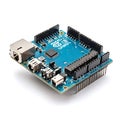 Arduino Uno on a white background