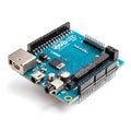 Arduino Uno on a white background