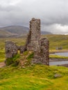 Ardvreck Castle, Loch Assynt in Sutherland, Scotland Royalty Free Stock Photo