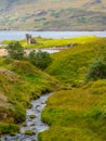 Ardvreck Castle, Loch Assynt in Sutherland, Scotland Royalty Free Stock Photo