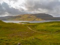 Ardvreck Castle, Loch Assynt in Sutherland, Scotland Royalty Free Stock Photo