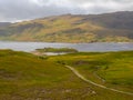 Ardvreck Castle, Loch Assynt in Sutherland, Scotland Royalty Free Stock Photo