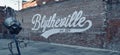 Blytheville Arkansas Established 1879 Painted on a Brick Wall