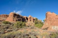 Red Rock Scenes from Utah. Arches National Park Royalty Free Stock Photo