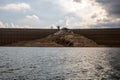 The area behind the dam With lots of water Royalty Free Stock Photo