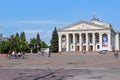 Area in Chernihiv town with beautiful dramatic theatre