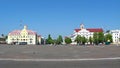 Area in Chernihiv town in summer