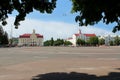 Area in Chernihiv town in summer