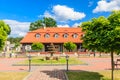 The area of the church of the Holy Trinity and Dominican Monastery. Liskiava Royalty Free Stock Photo