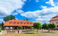 The area of the church of the Holy Trinity. Liskiava. Lithuania