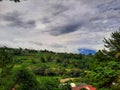 The area of ??Cipayung Village, Megamendung, Bogor West Java 16770 12-12-2020 Royalty Free Stock Photo