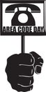 Area Code Day message