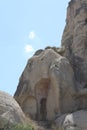 Goreme Open Air Museum rock chimney. Turkey.