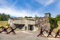 The area of the Czechoslovak fortifications, artillery fort Hurka near Kraliky town, Czech republic Royalty Free Stock Photo