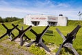 The area of the Czechoslovak fortifications, bunker Cihelna near Kraliky town, Czech republic