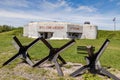 The area of the Czechoslovak fortifications, bunker Cihelna near Kraliky town, Czech republic