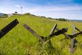 The area of the Czechoslovak fortifications, bunker Cihelna near Kraliky town, Czech republic Royalty Free Stock Photo