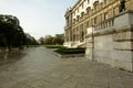 The area in front of the National library of Austria in Vienna Royalty Free Stock Photo