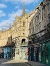 The Old Town  is the name popularly given to the oldest part of Scotland`s capital city of Edinburgh. Royalty Free Stock Photo