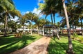 Area of hotel Melia Cayo Guillermo. Royalty Free Stock Photo