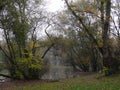 Lake Bundek in the city of Zagreb