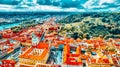 Area Lesser Town of PragueMala Strana, near the church Saint Vitus, Ventseslaus and Adalbert. Czech Republic